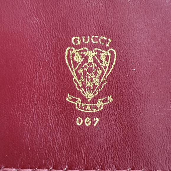 Pre-owned Vintage Gucci Bordeaux Red Shopper Tote Bag - Picture 6 of 15